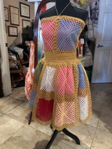handmade crochet dress