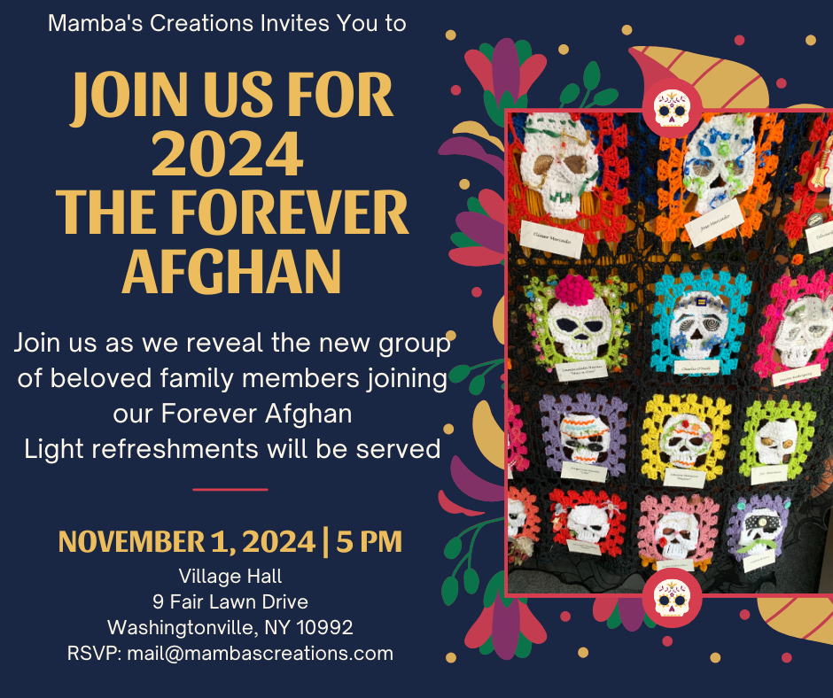 The Forever Afghan Crochet Sugar Skulls Dia De Los Muertos Crafting