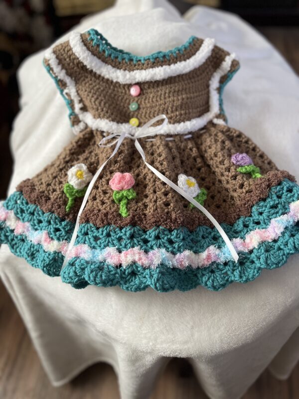crochet dresses for little girls crochet easter dress handmade easter dress baby's first easter
