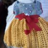 crochet dresses for little girls crochet easter dress handmade easter dress baby's first easter