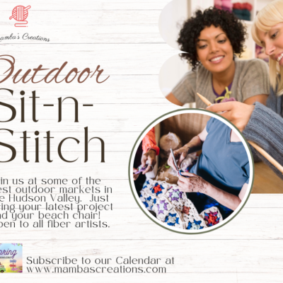 Outdoor Sit-n-Stitch